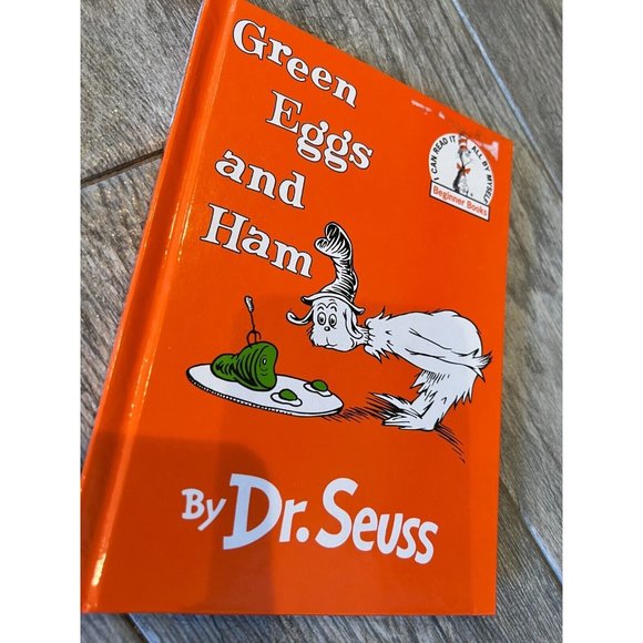 Green Eggs and Ham by Dr Seuss Beginners Book Hardcover childrens Hard Back - Picture 1 of 6